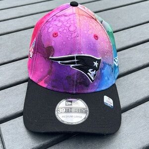 New Era Patriots NFL Intercept Cancer Hat